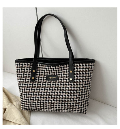 Bolso tote de pata de gallo – foto 11