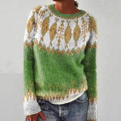 Jersey jacquard nórdico de cuello redondo – foto 14