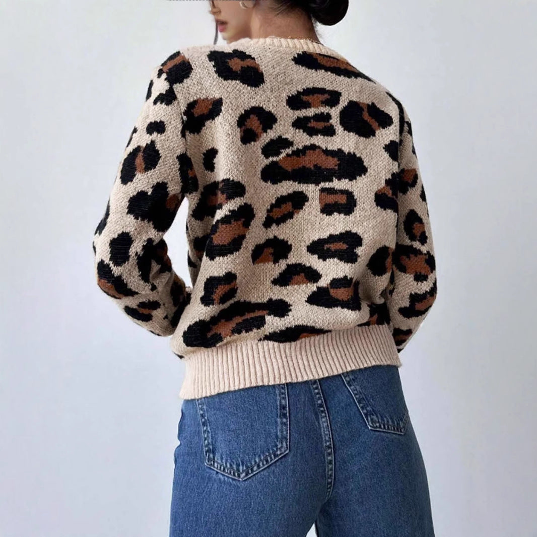 Jersey de punto con leopardo – foto 2