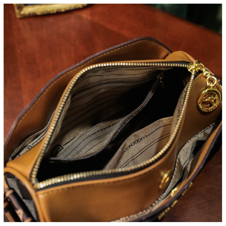 Bandolera grabada con correa ancha – foto 6