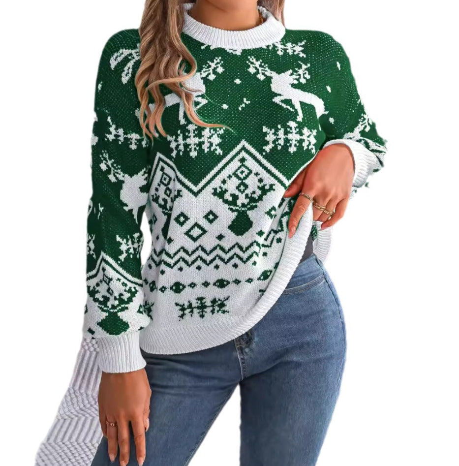 Jersey navideño de renos y copos – foto 6