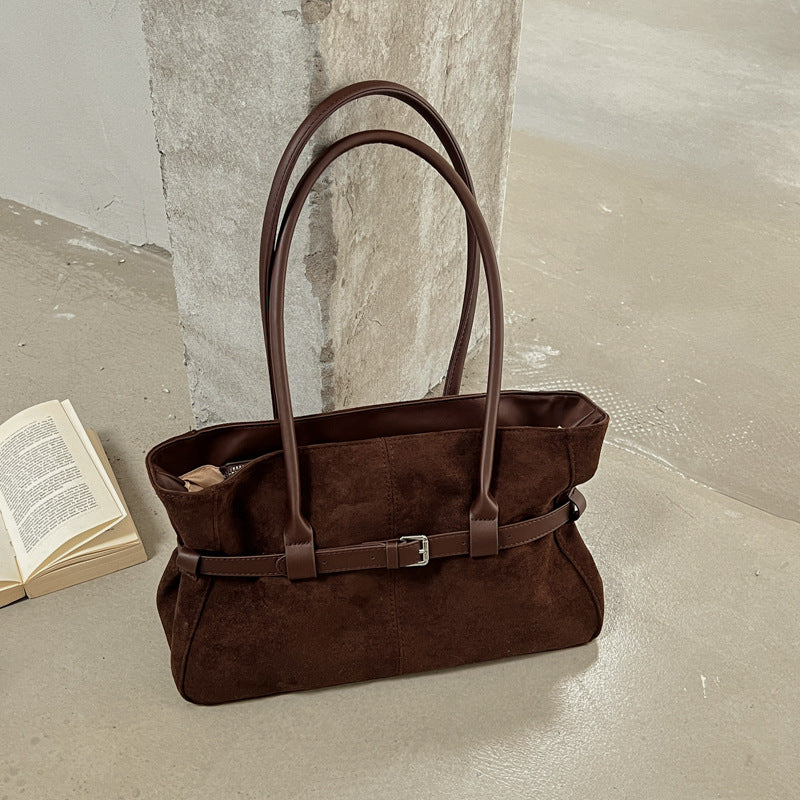 Bolso de hombro efecto ante – foto 12