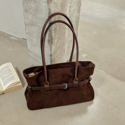 Bolso de hombro efecto ante – foto 12