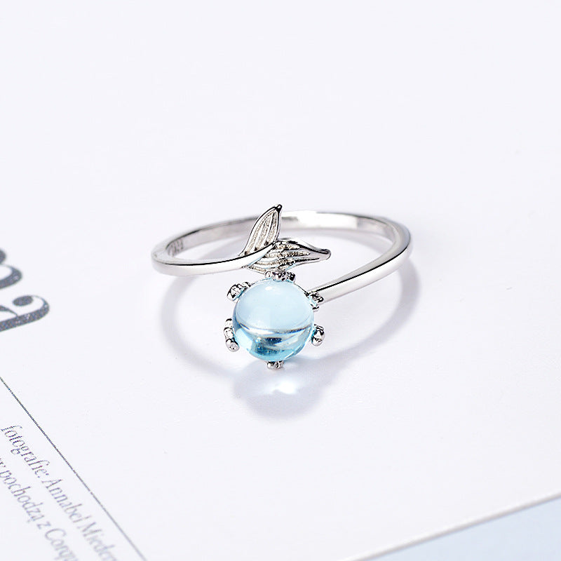 Anillo cola de sirena en plata 925 – foto 3