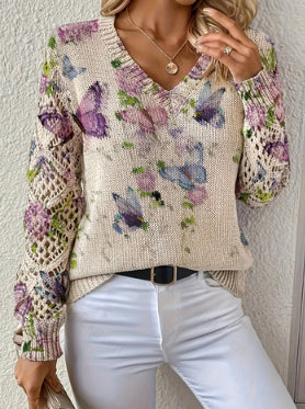 Cárdigan estampado de punto – foto 7