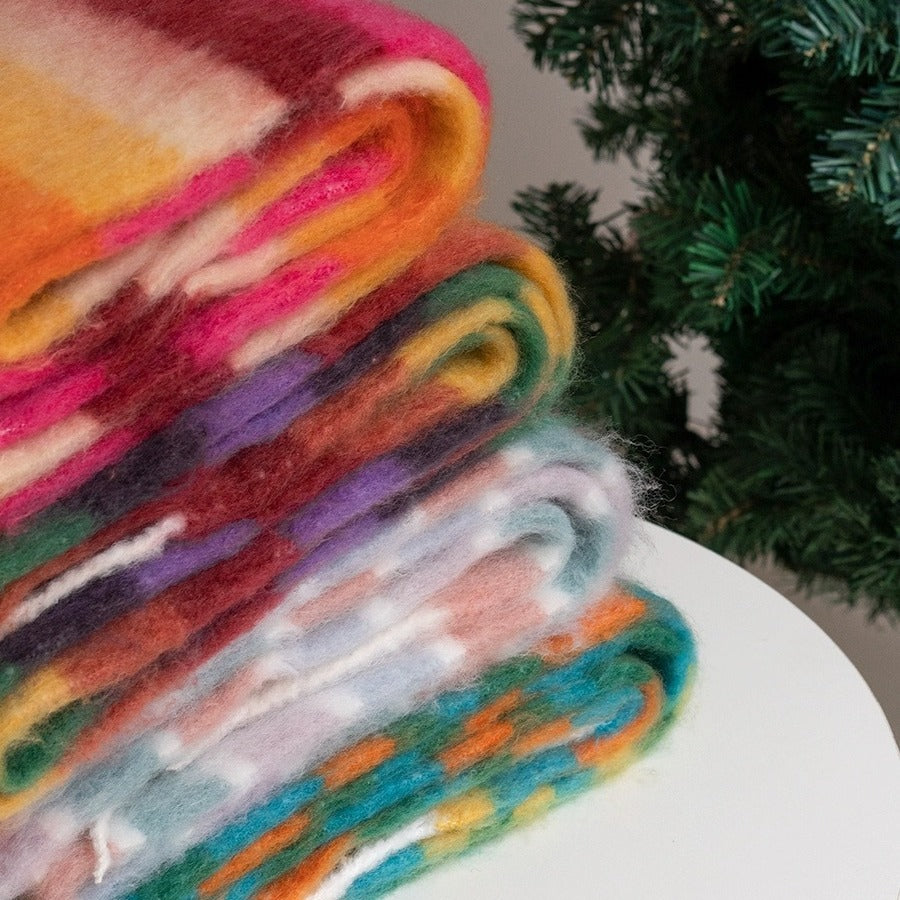Bufanda multicolor efecto mohair – foto 4