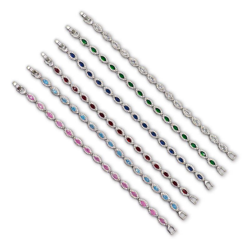 Pulsera tenis de circonitas – foto 4