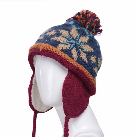 Gorro nórdico con orejeras y pompón – foto 2
