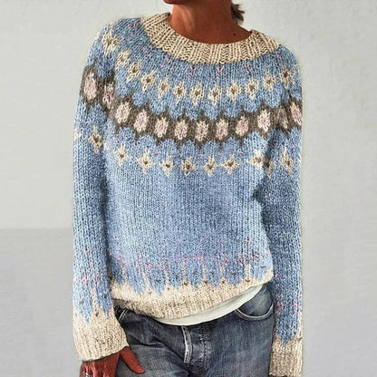 Jersey jacquard nórdico de cuello redondo – foto 12