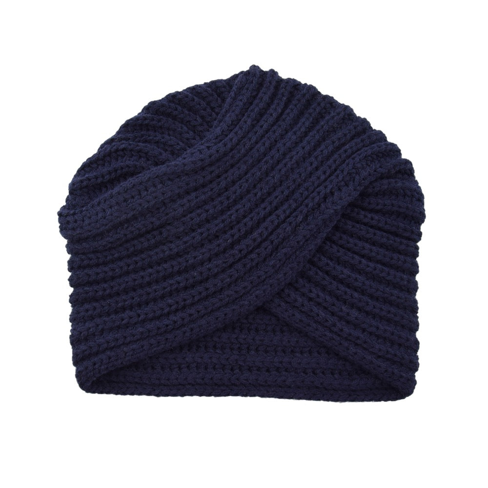 Gorro turbante de punto cruzado – foto 6