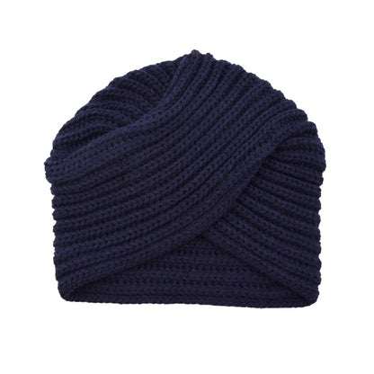 Gorro turbante de punto cruzado – foto 6