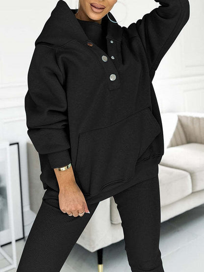 Sudadera con capucha de tejido grueso – foto 2