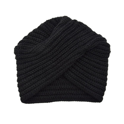 Gorro turbante de punto cruzado – foto 3