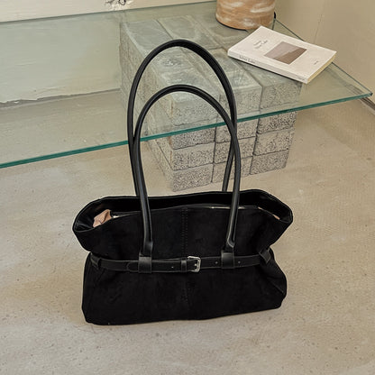 Bolso de hombro efecto ante – foto 10