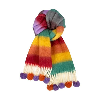 Bufanda multicolor efecto mohair – foto 5