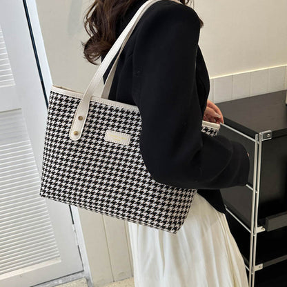Bolso tote de pata de gallo – foto 2