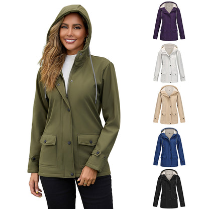 Parka cortavientos con forro polar – colores disponibles