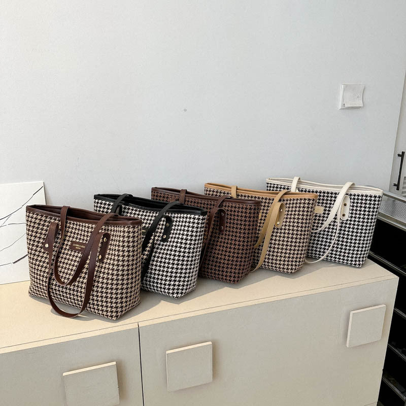 Bolso tote de pata de gallo – foto 8