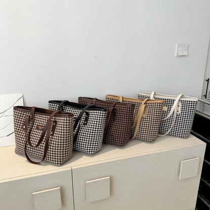 Bolso tote de pata de gallo – foto 8