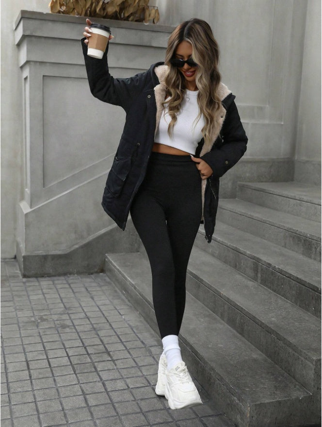 Chaqueta con capucha y cremallera – foto 3