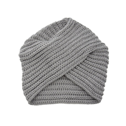 Gorro turbante de punto cruzado – foto 2