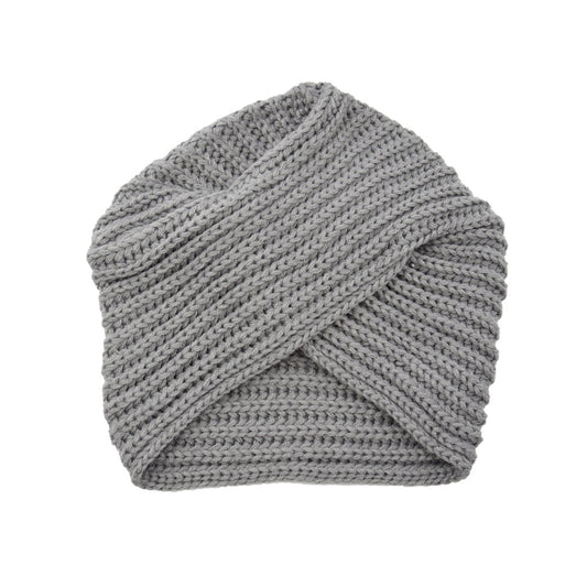 Gorro turbante de punto cruzado – foto 2