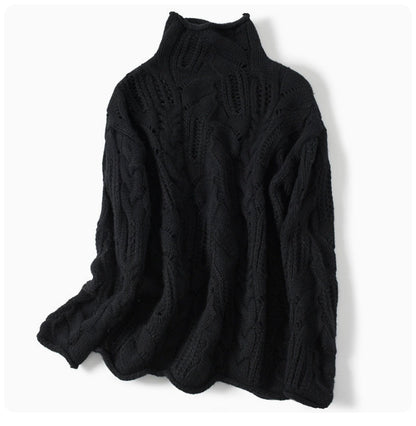 Jersey de ganchillo de cuello alto – foto 8