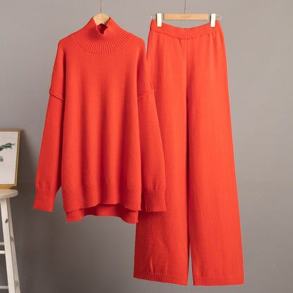 Conjunto de punto grueso jersey y pantalón – foto 9