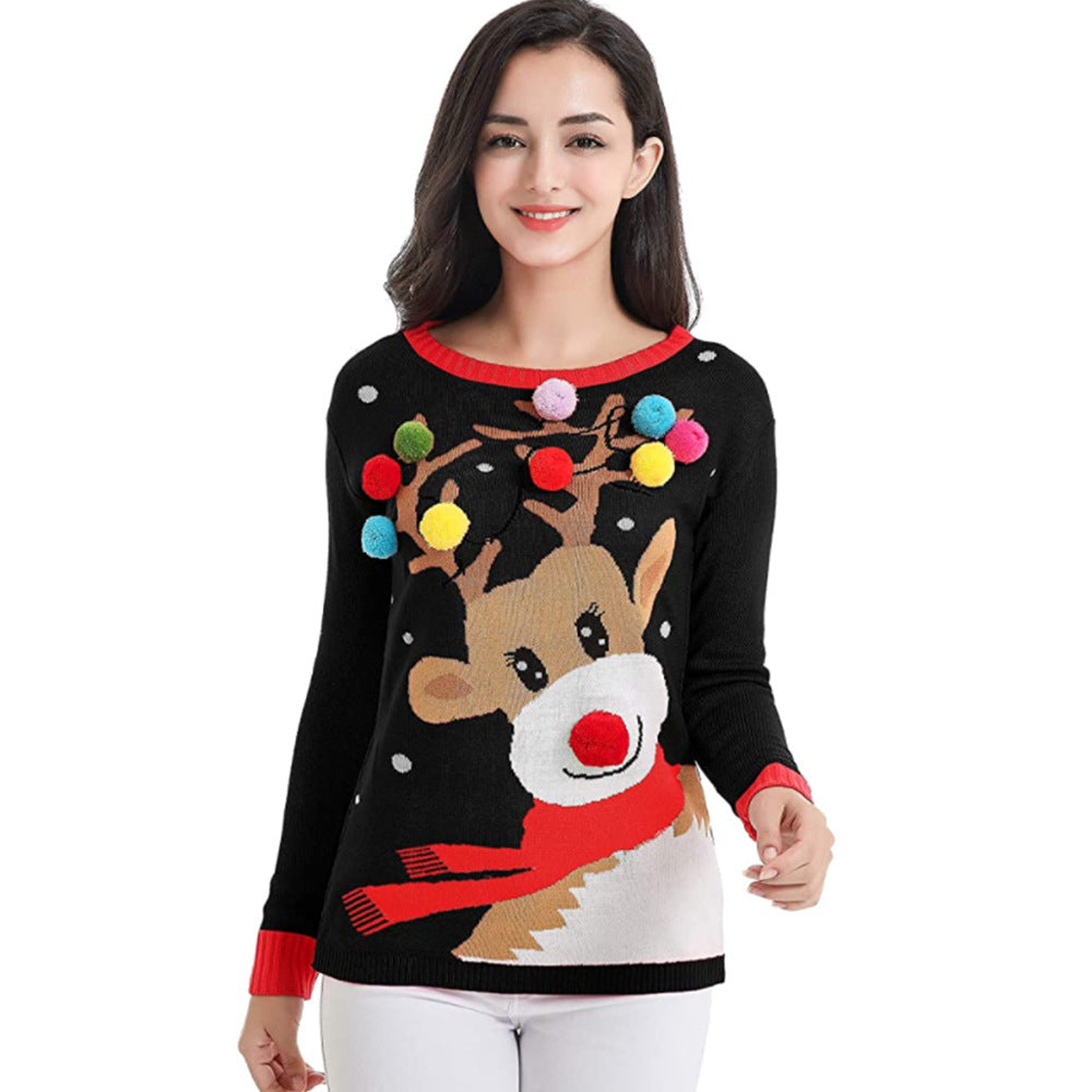 Jersey navideño de reno con luces – foto 2