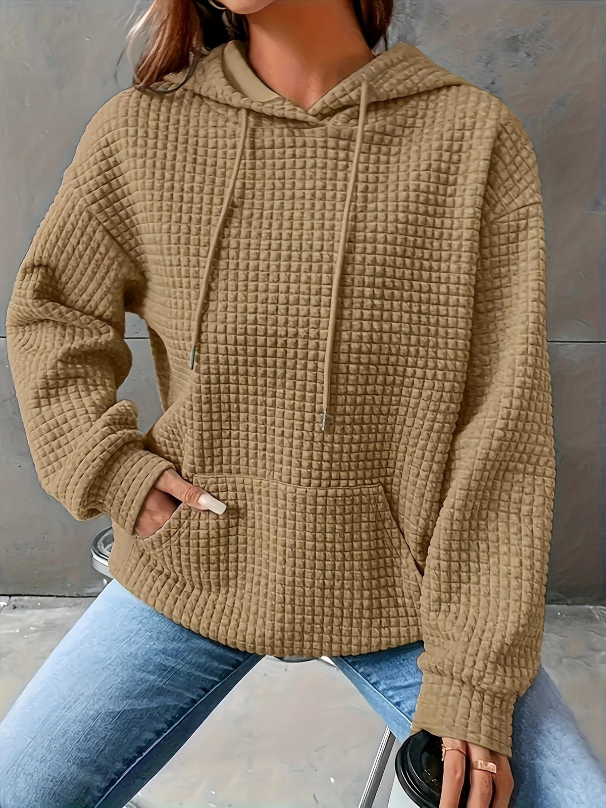 Sudadera de punto con capucha – foto 16