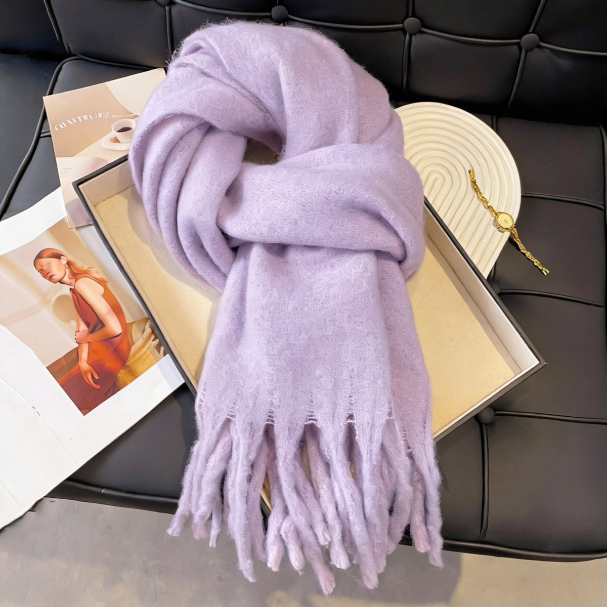 Bufanda efecto mohair – foto 10