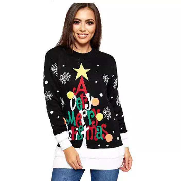 Jersey navideño con árbol de letras – foto 5