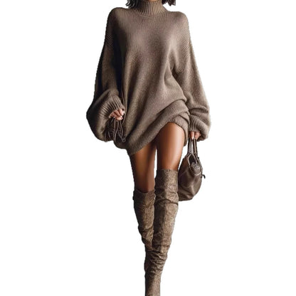 Vestido jersey de punto oversize – foto 4