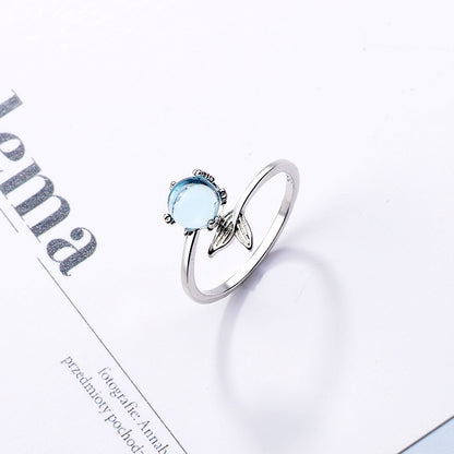 Anillo cola de sirena en plata 925 – foto 5