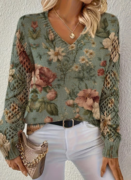 Cárdigan estampado de punto – foto 3