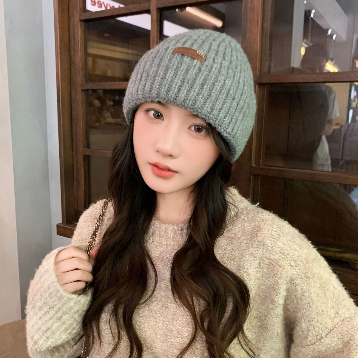 Gorro de canalé con vuelta – foto 4