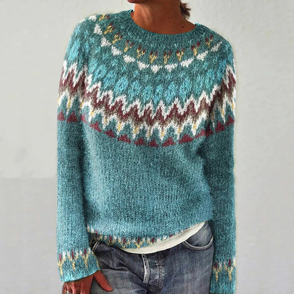 Jersey jacquard nórdico de cuello redondo – foto 13