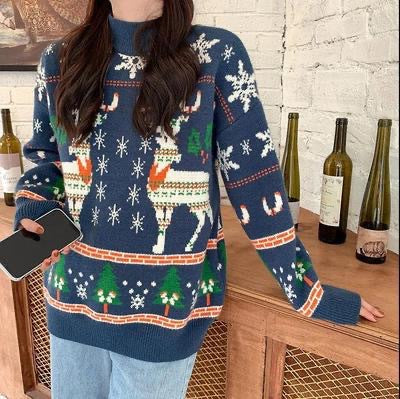 Jersey navideño de alce talla única – foto 3