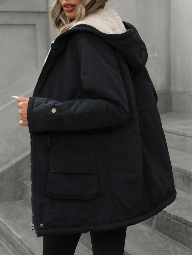 Chaqueta con capucha y cremallera – foto 4
