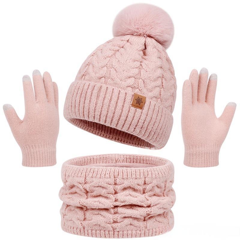 Conjunto de gorro, braga y guantes de punto – foto 5