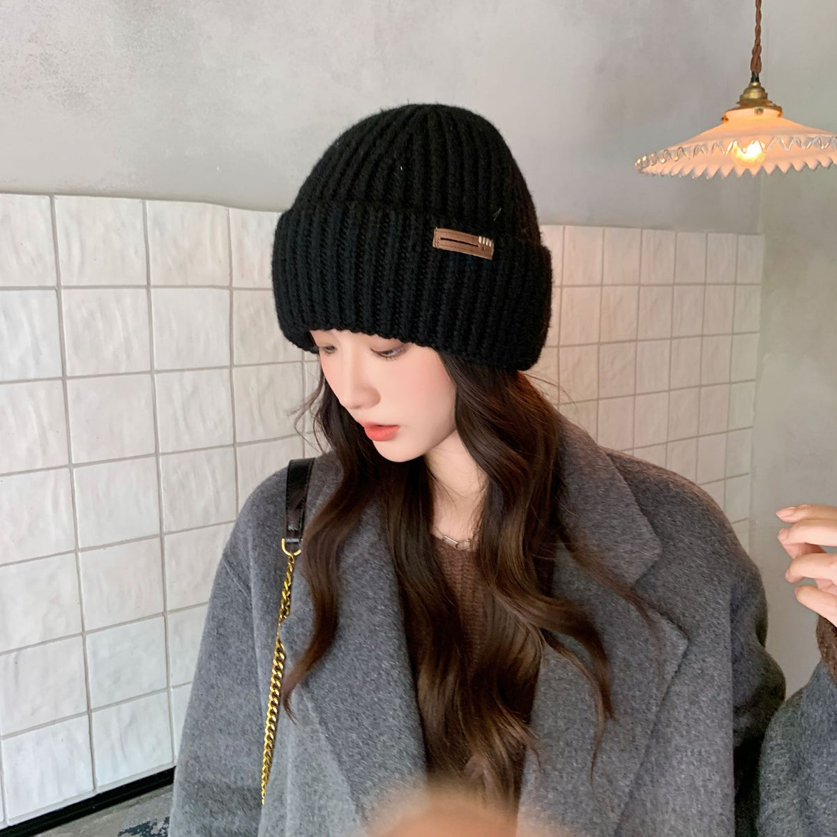 Gorro de canalé con vuelta – foto 3