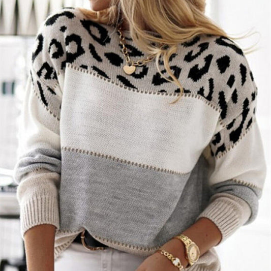 Jersey de leopardo en bloques de color