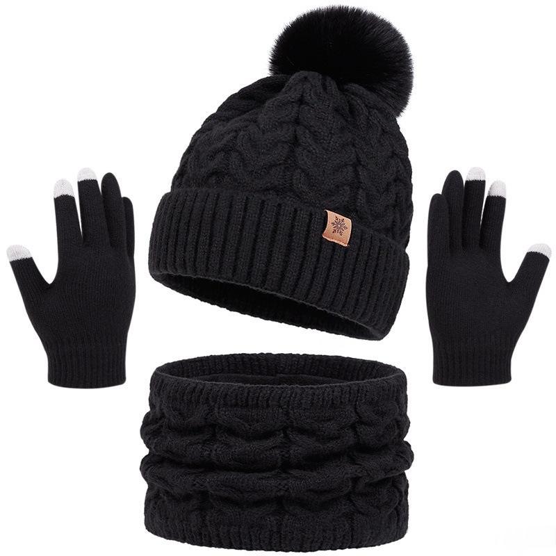 Conjunto de gorro, braga y guantes de punto – foto 6