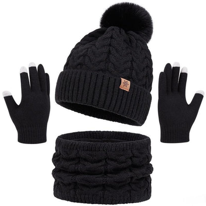 Conjunto de gorro, braga y guantes de punto – foto 6