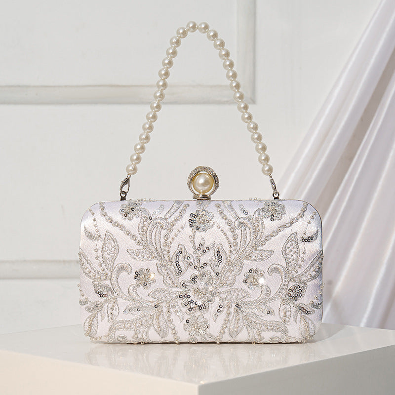 Bolso de fiesta bordado con cuentas – foto 2