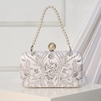 Bolso de fiesta bordado con cuentas – foto 2