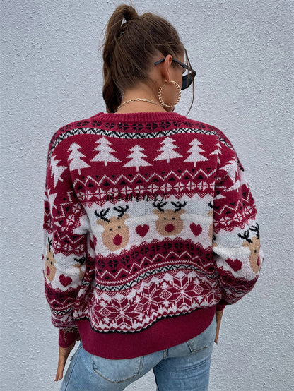 Jersey navideño nórdico rojo – foto 6