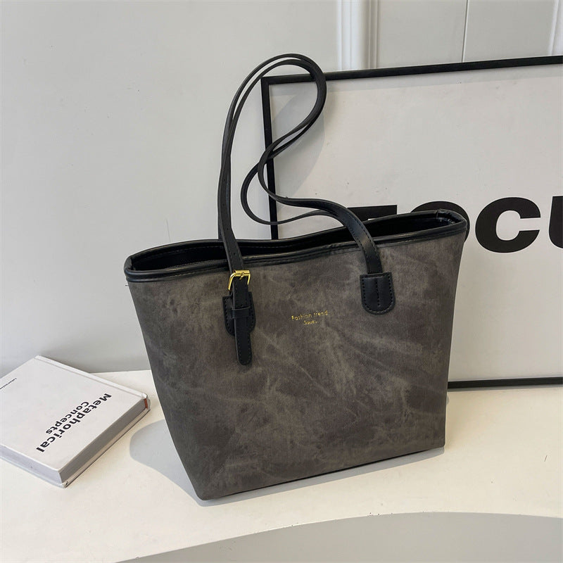 Bolso tote efecto desgastado