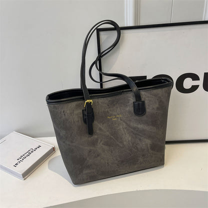 Bolso tote efecto desgastado