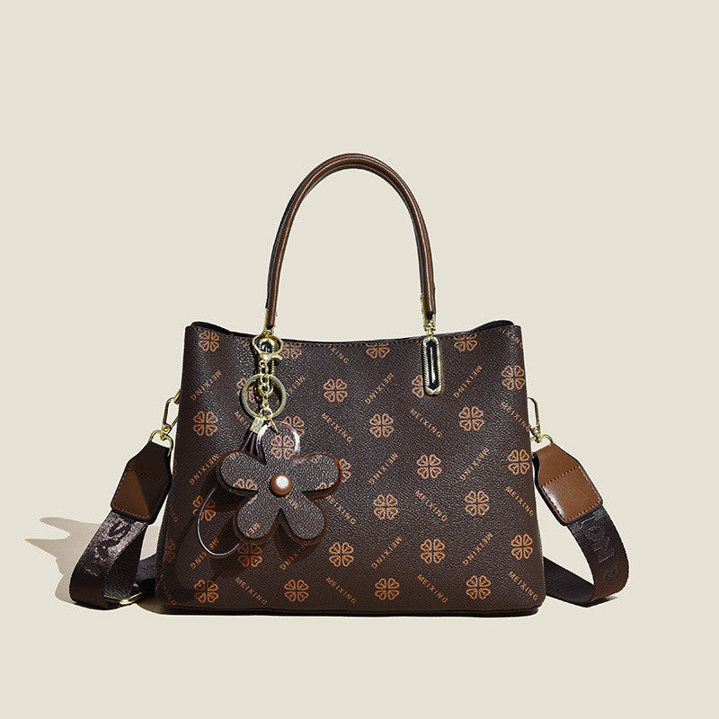 Bolso de mano estampado con flor – foto 7